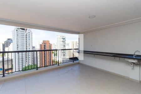 varanda Sala de apartamento à venda com 2 quartos, 73m² em Vila Mariana, São Paulo
