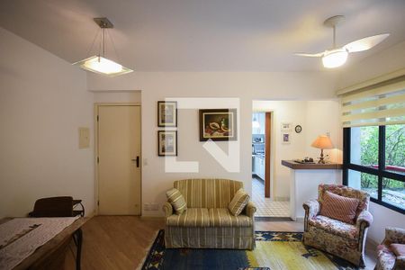 Sala de apartamento para alugar com 1 quarto, 47m² em Vila Andrade, São Paulo
