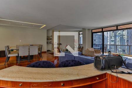 Sala de apartamento à venda com 4 quartos, 230m² em Sion, Belo Horizonte