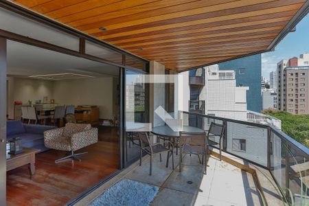 Varanda de apartamento à venda com 4 quartos, 230m² em Sion, Belo Horizonte