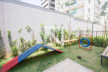 Espaço Pet de apartamento à venda com 1 quarto, 33m² em Santo Amaro, São Paulo