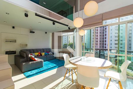Sala de apartamento à venda com 1 quarto, 96m² em Bela Vista, São Paulo
