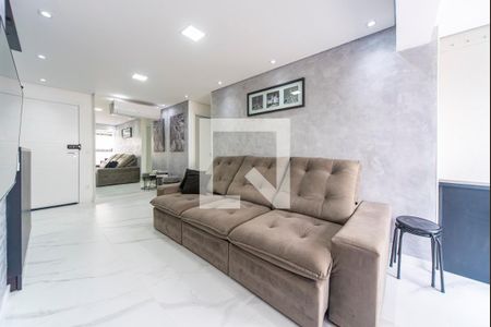 Sala de apartamento à venda com 2 quartos, 63m² em Vila Gilda, Santo André