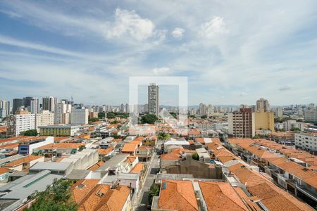 Vista da sala de TV de apartamento à venda com 1 quarto, 60m² em Tatuapé, São Paulo