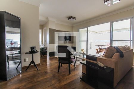 Sala de apartamento para alugar com 2 quartos, 86m² em Vila Bertioga, São Paulo