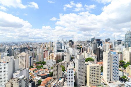 Vista da Sala de apartamento para alugar com 1 quarto, 50m² em Consolação, São Paulo