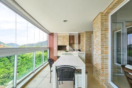 Varanda de apartamento para alugar com 3 quartos, 111m² em Enseada, Guarujá