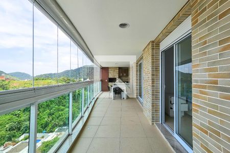 Varanda de apartamento para alugar com 3 quartos, 111m² em Enseada, Guarujá