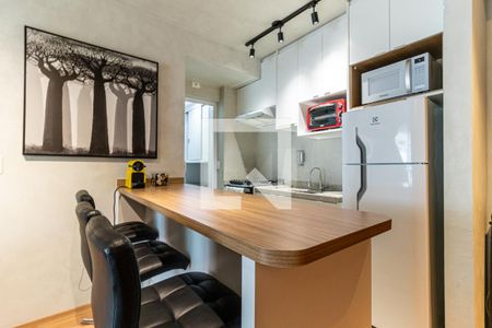 Cozinha de apartamento à venda com 1 quarto, 40m² em Vila Buarque, São Paulo