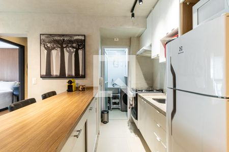 Cozinha de apartamento à venda com 1 quarto, 40m² em Vila Buarque, São Paulo