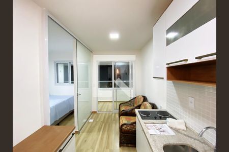 Sala/Cozinha de kitnet/studio para alugar com 1 quarto, 30m² em Amaralina, Salvador