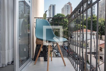 Varanda da Sala de apartamento para alugar com 2 quartos, 64m² em Vila Clementino, São Paulo