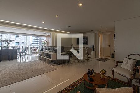 sala de apartamento à venda com 3 quartos, 144m² em Vila Gumercindo, São Paulo