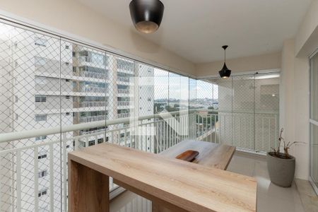 Varanda da Sala de apartamento à venda com 3 quartos, 123m² em Vila Congonhas, São Paulo