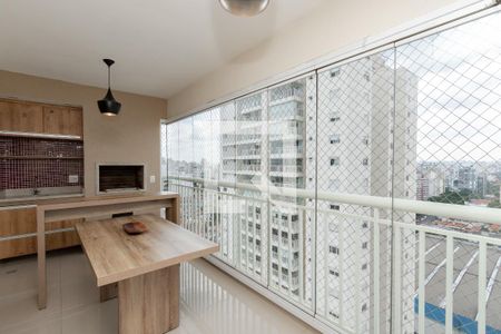 Varanda da Sala de apartamento à venda com 3 quartos, 123m² em Vila Congonhas, São Paulo