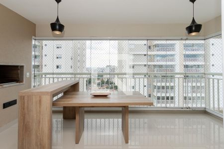 Varanda da Sala de apartamento à venda com 3 quartos, 123m² em Vila Congonhas, São Paulo