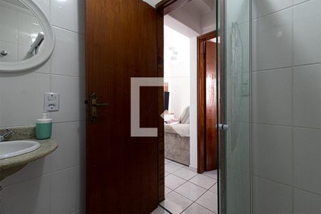 banheiro social de apartamento à venda com 2 quartos, 74m² em Vila das Merces, São Paulo