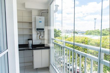 Varanda/área de serviço de apartamento para alugar com 2 quartos, 40m² em Vila Independencia, São Paulo