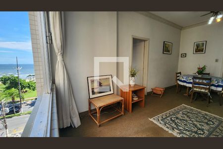 Sala de apartamento para alugar com 2 quartos, 80m² em Boqueirão, Santos