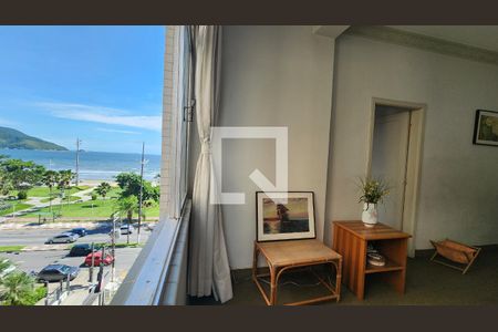 Detalhe Sala de apartamento para alugar com 2 quartos, 80m² em Boqueirão, Santos