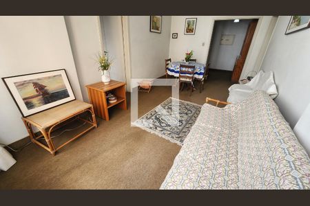 Sala de apartamento para alugar com 2 quartos, 80m² em Boqueirão, Santos