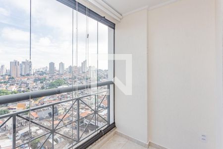 Varanda da Sala de apartamento para alugar com 2 quartos, 55m² em Vila Santo Estéfano, São Paulo