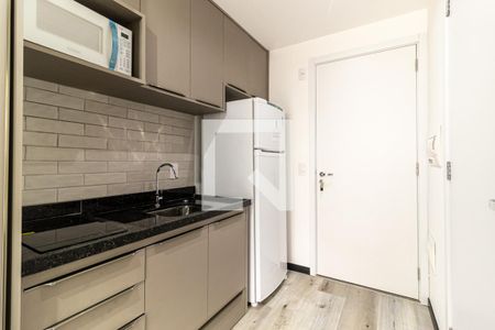 Cozinha de kitnet/studio para alugar com 1 quarto, 28m² em Vila Buarque, São Paulo