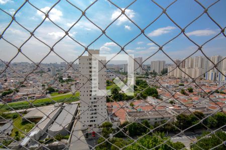 Sacada da Sala - vista de apartamento à venda com 3 quartos, 100m² em Vila Dayse, São Bernardo do Campo
