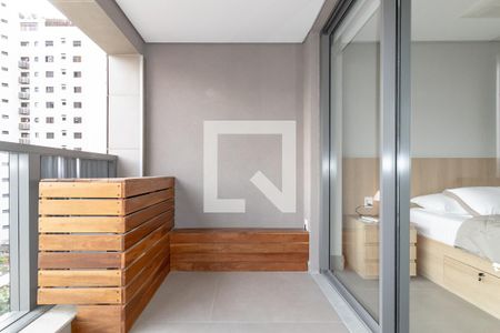 Sacada de apartamento à venda com 1 quarto, 55m² em Vila Nova Conceição, São Paulo