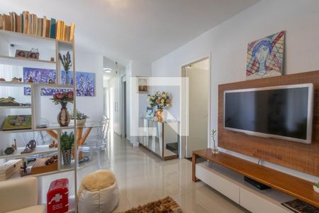 Sala de apartamento à venda com 3 quartos, 80m² em Barroca, Belo Horizonte