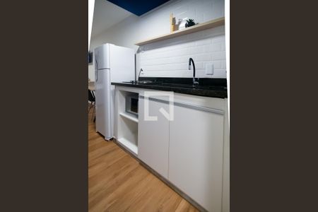 Cozinha de kitnet/studio para alugar com 0 quarto, 19m² em Bela Vista, São Paulo