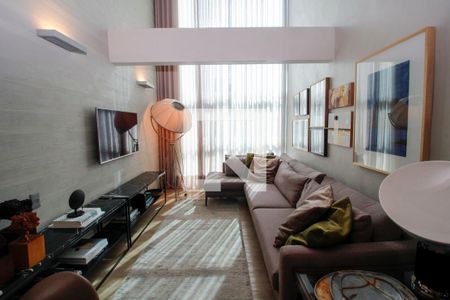 Sala de apartamento à venda com 3 quartos, 107m² em Sion, Belo Horizonte