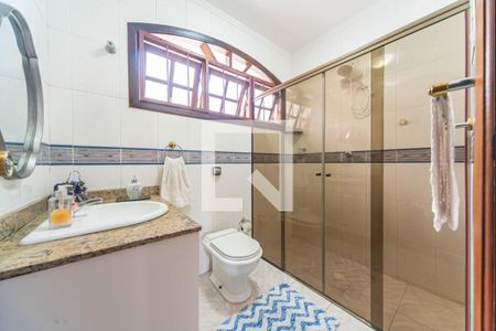 Banheiro de casa à venda com 3 quartos, 336m² em Vila Alzira, Santo André