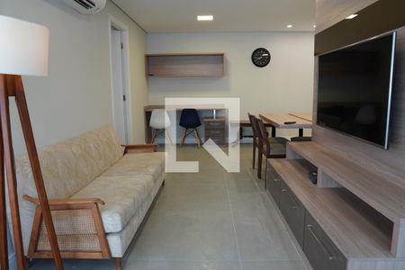 Sala de apartamento para alugar com 1 quarto, 65m² em Pinheiros, São Paulo