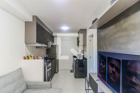 Sala de apartamento para alugar com 1 quarto, 26m² em Jardim Caravelas, São Paulo