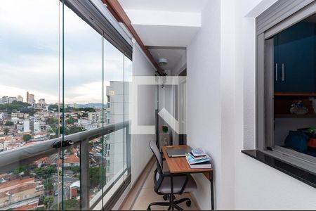 Varanda Gourmet de apartamento à venda com 2 quartos, 69m² em Vila Ipojuca, São Paulo