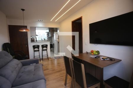 Sala de apartamento à venda com 2 quartos, 70m² em Grajaú, Belo Horizonte