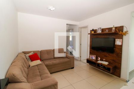 Sala de apartamento à venda com 3 quartos, 72m² em Conjunto California, Belo Horizonte