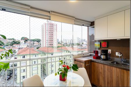 Varanda Sala de apartamento à venda com 2 quartos, 59m² em Vila Guarani (z Sul), São Paulo