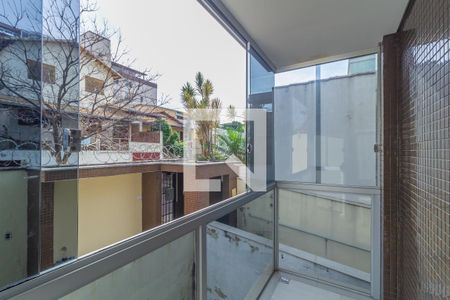 Suíte varanda de apartamento à venda com 3 quartos, 154m² em Sagrada Família, Belo Horizonte