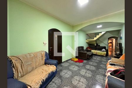 Sala de casa à venda com 3 quartos, 203m² em Vila Humaita, Santo André