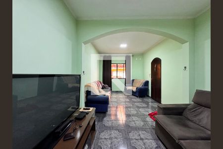 Sala de casa à venda com 3 quartos, 203m² em Vila Humaita, Santo André