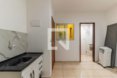 Studio - Cozinha de kitnet/studio para alugar com 1 quarto, 25m² em Campos Elíseos, São Paulo