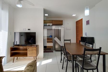 Sala de apartamento para alugar com 2 quartos, 48m² em Aviação, Praia Grande