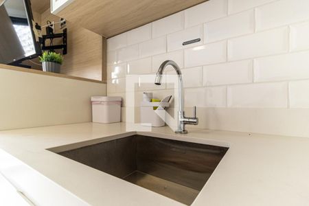 Cozinha de kitnet/studio à venda com 1 quarto, 26m² em Vila Buarque, São Paulo