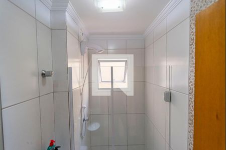 Banheiro de apartamento à venda com 3 quartos, 154m² em Vila Scarpelli, Santo André