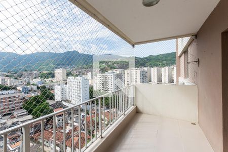 Varanda da Sala de apartamento para alugar com 3 quartos, 107m² em Grajaú, Rio de Janeiro