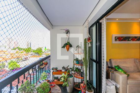 Varanda de apartamento à venda com 3 quartos, 90m² em Chácara Santo Antônio (zona Sul), São Paulo