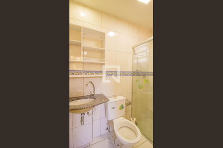 Banheiro da Suíte de apartamento à venda com 3 quartos, 65m² em Vila Angelica, Jundiaí