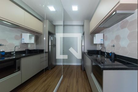 Cozinha de kitnet/studio à venda com 1 quarto, 26m² em Brooklin Paulista, São Paulo